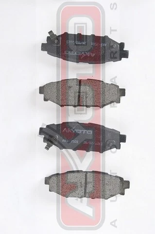 AKD-7501 AKYOTO Колодки тормозные дисковые задние (10130210/190417/0013144/5, китай) (фото 1)