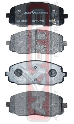 AKD-0438 AKYOTO Akd0438 колодки тормозные дисковые передние akyoto (фото 1)