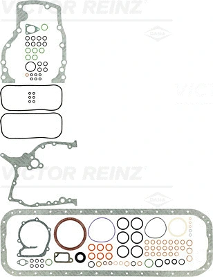08-24837-06 VICTOR REINZ Комплект прокладок, блок-картер двигателя (фото 1)