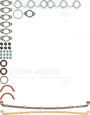 02-13020-05 VICTOR REINZ Комплект прокладок, головка цилиндра (фото 1)