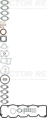 02-33951-07 VICTOR REINZ Комплект прокладок, головка цилиндра (фото 1)