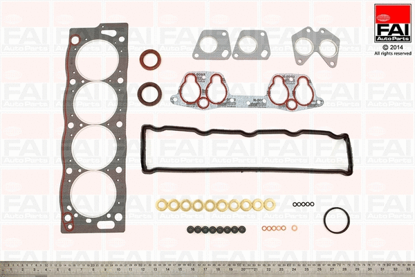 HS761 FAI AUTOPARTS Комплект прокладок, головка цилиндра (фото 1)
