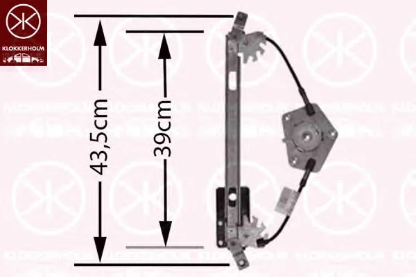 95391901 KLOKKERHOLM Стеклоподъемник (фото 1)