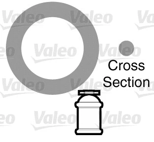 509169 VALEO Прокладка, трубопровод охлаждаю (фото 1)