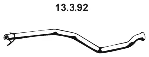 13.3.92 EBERSPÄCHER Труба выхлопного газа (фото 1)