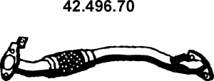 42.496.70 EBERSPÄCHER Труба выхлопного газа (фото 1)