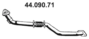 44.090.71 EBERSPÄCHER Труба выхлопного газа (фото 1)