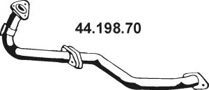 44.198.70 EBERSPÄCHER Труба выхлопного газа (фото 1)