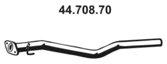 44.708.70 EBERSPÄCHER Труба выхлопного газа (фото 1)