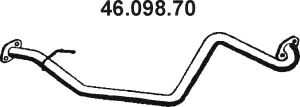 46.098.70 EBERSPÄCHER Труба выхлопного газа (фото 1)