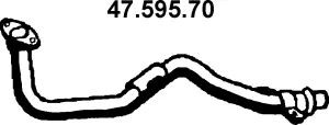 47.595.70 EBERSPÄCHER Труба выхлопного газа (фото 1)
