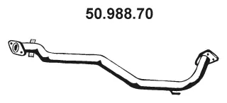 50.988.70 EBERSPÄCHER Труба выхлопного газа (фото 1)