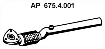 675.4.001 EBERSPÄCHER Труба выхлопного газа (фото 1)