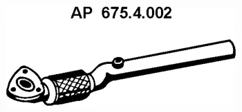 675.4.002 EBERSPÄCHER Труба выхлопного газа (фото 1)