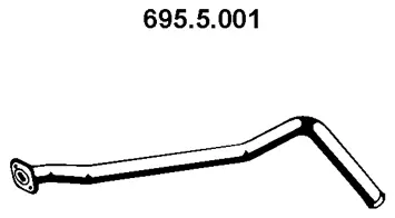 695.5.001 EBERSPÄCHER Труба выхлопного газа (фото 1)