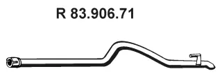 83.906.71 EBERSPÄCHER Труба выхлопного газа (фото 1)