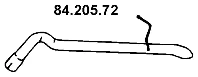 84.205.72 EBERSPÄCHER Труба выхлопного газа (фото 1)