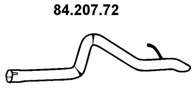 84.207.72 EBERSPÄCHER Труба выхлопного газа (фото 1)