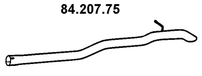 84.207.75 EBERSPÄCHER Труба выхлопного газа (фото 1)