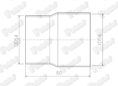 07119 FONOS Труба выхлопного газа (фото 1)