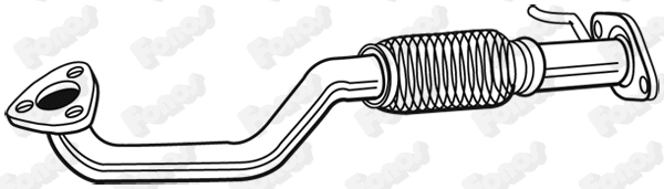07184 FONOS Труба выхлопного газа (фото 1)