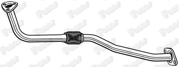 07635 FONOS Труба выхлопного газа (фото 1)