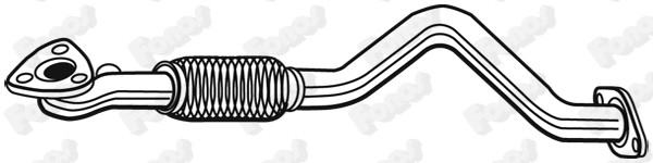 08149 FONOS Труба выхлопного газа (фото 1)