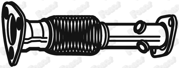 10589 FONOS Труба выхлопного газа (фото 1)