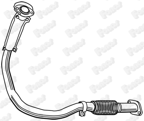 17639 FONOS Труба выхлопного газа (фото 1)