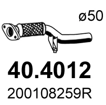 40.4012 ASSO Труба выхлопного газа (фото 1)