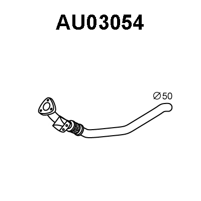 AU03054 VENEPORTE Труба выхлопного газа (фото 1)