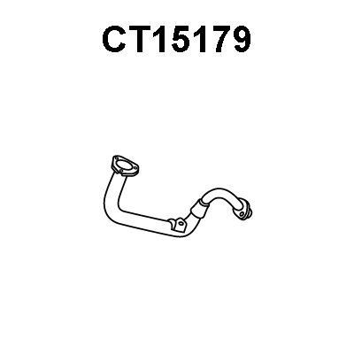 CT15179 VENEPORTE Труба выхлопного газа (фото 1)