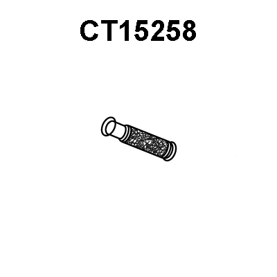 CT15258 VENEPORTE Труба выхлопного газа (фото 1)