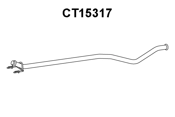 CT15317 VENEPORTE Труба выхлопного газа (фото 1)