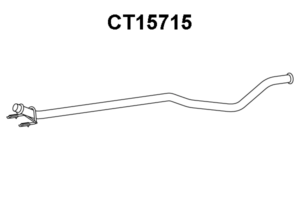 CT15715 VENEPORTE Труба выхлопного газа (фото 1)