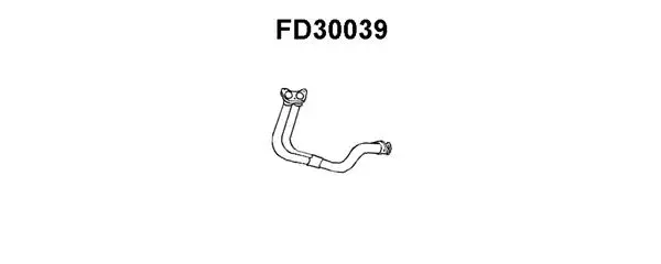 FD30039 VENEPORTE Труба выхлопного газа (фото 1)