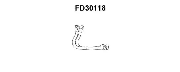FD30118 VENEPORTE Труба выхлопного газа (фото 1)
