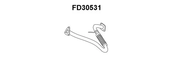 FD30531 VENEPORTE Труба выхлопного газа (фото 1)