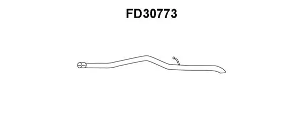 FD30773 VENEPORTE Труба выхлопного газа (фото 1)