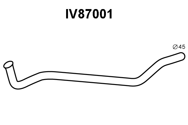 IV87001 VENEPORTE Труба выхлопного газа (фото 1)