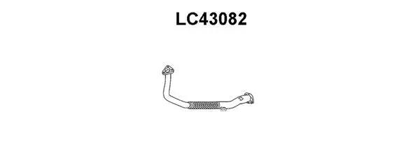 LC43082 VENEPORTE Труба выхлопного газа (фото 1)
