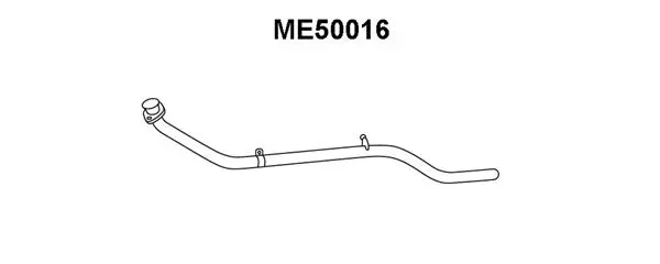 ME50016 VENEPORTE Труба выхлопного газа (фото 1)