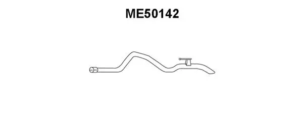 ME50142 VENEPORTE Труба выхлопного газа (фото 1)