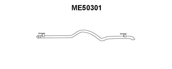 ME50301 VENEPORTE Труба выхлопного газа (фото 1)
