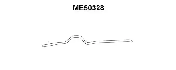 ME50328 VENEPORTE Труба выхлопного газа (фото 1)