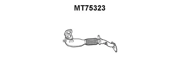 MT75323 VENEPORTE Труба выхлопного газа (фото 1)