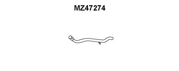 MZ47274 VENEPORTE Труба выхлопного газа (фото 1)