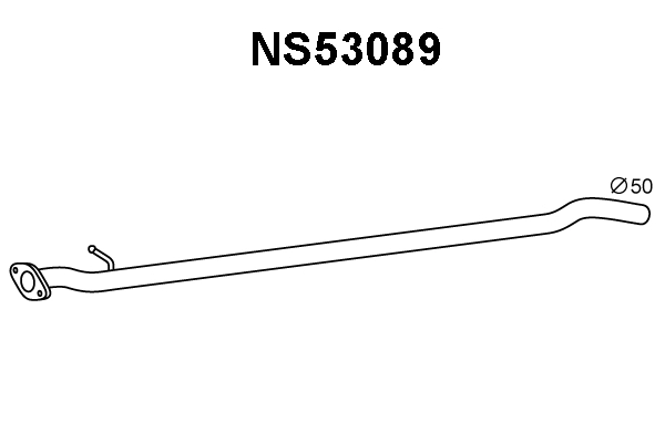 NS53089 VENEPORTE Труба выхлопного газа (фото 1)