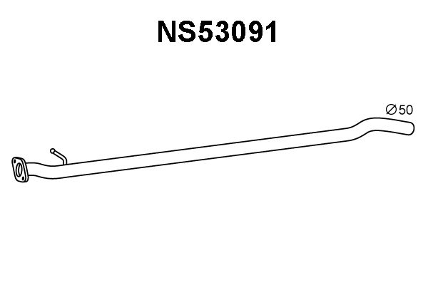 NS53091 VENEPORTE Труба выхлопного газа (фото 1)
