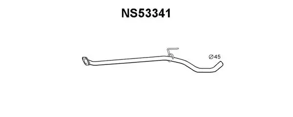 NS53341 VENEPORTE Труба выхлопного газа (фото 1)